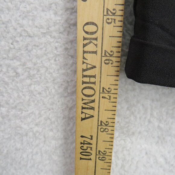 Torrid Pants Womens 1X 14-16 Black Tie Front Cigarette Pull On Office Work - Picture 11 of 11